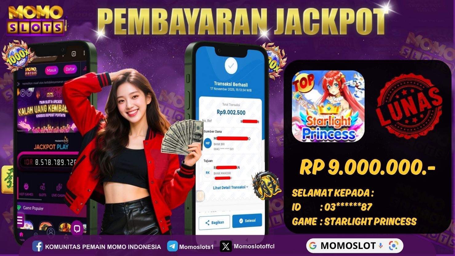 MOMOSLOTS JACKPOT SLOT STARLIGHT PRINCESS